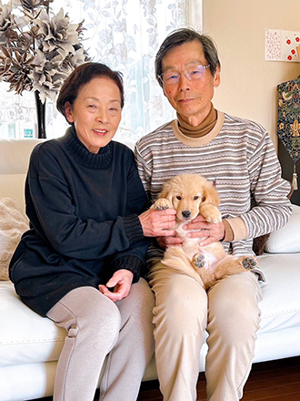 兵庫県在住のお客様とゴールデンレトリバー